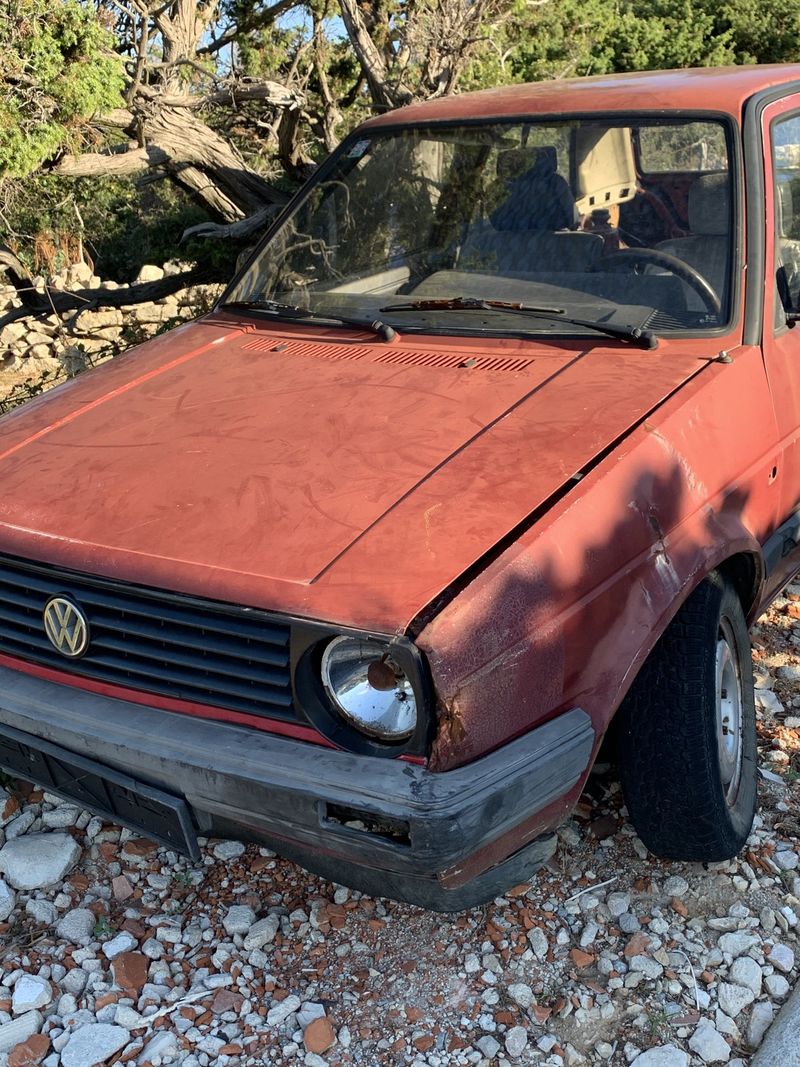 VW Golf II wreck – Rab – 2
